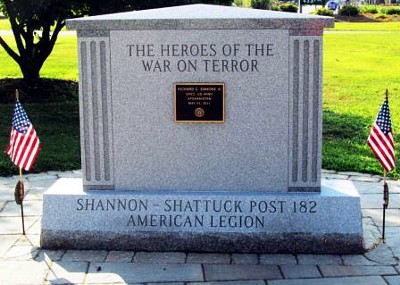Honor veterans or another group with a headstone-like monument