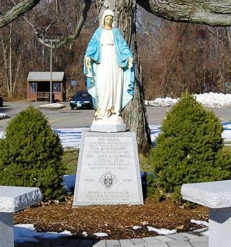 Statues of religious and legendary figures look great in memorial park-like settings