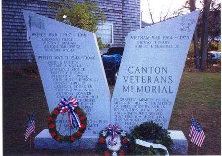 This is the Canton Veterans Memorial