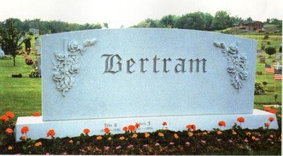 Elegant fonts are available when we engrave your headstone