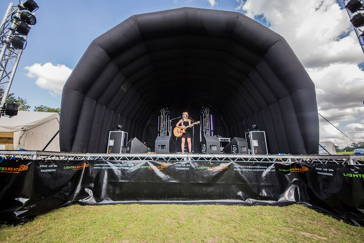 Just Millie outdoor stage