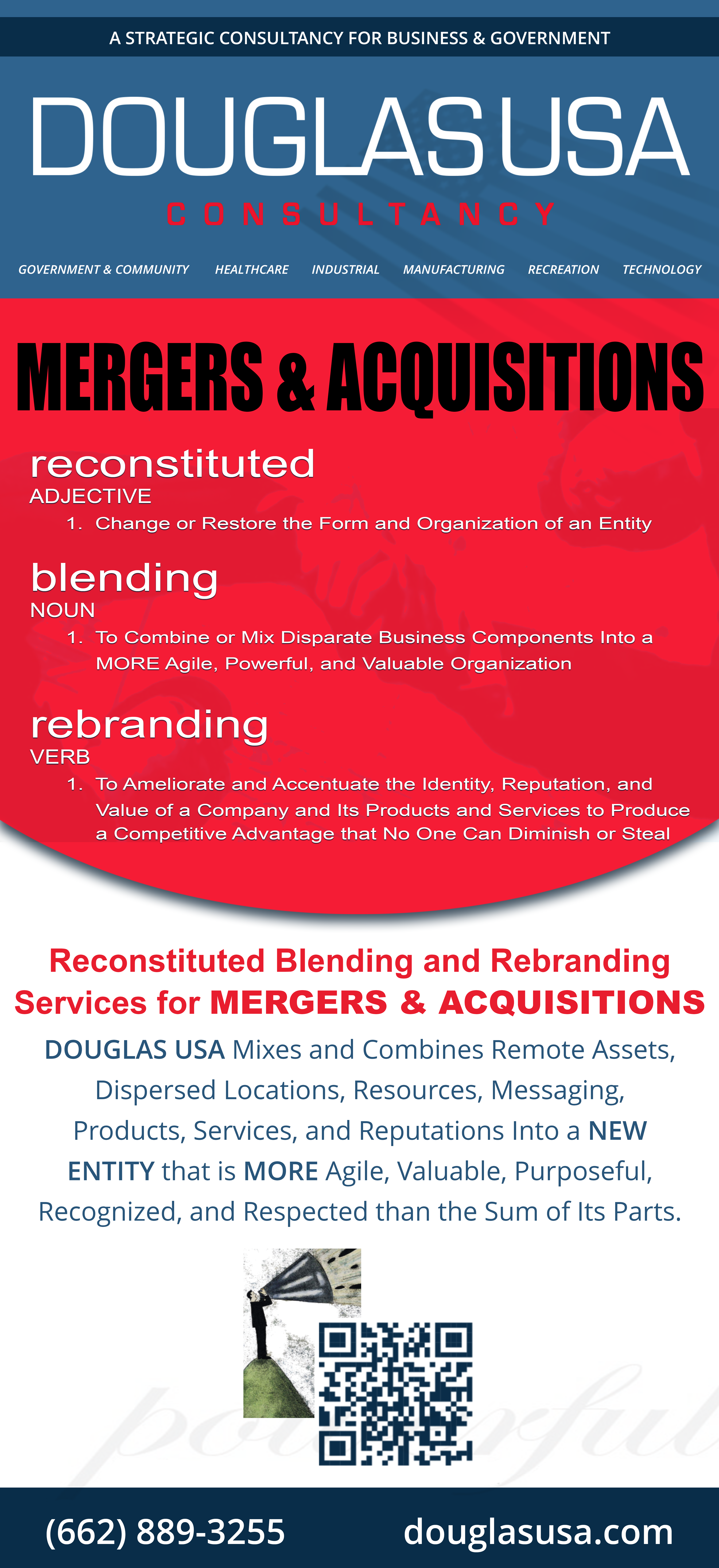 Reconstituted Business Blending and Re-Branding Services for Disparate Merged and Acquired Retailers in Dispersed Locations