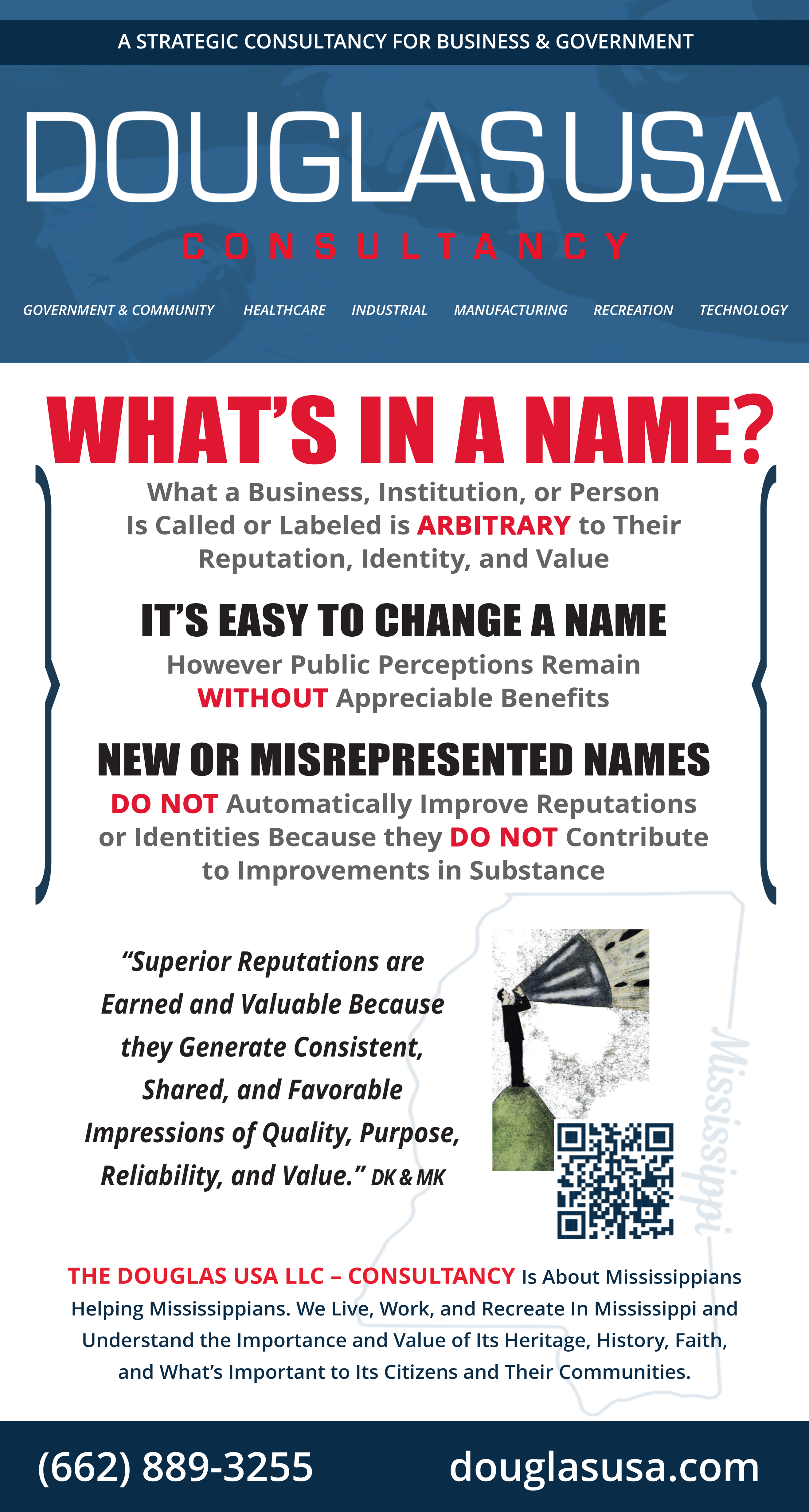 What a Business, Institution, or Person Is Called or Labeled is Arbitrary to Their Reputation, Identity, and Value.  It’s EASY to Change a Name, But Public Perceptions REMAIN WITHOUT APPRECIABLE BENEFITS. 