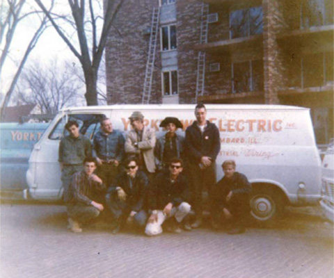 Picture of Oakwood Electric Electricians in 1959