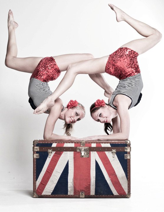 British Themed Contortion Duo
