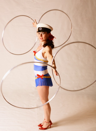 Hula Hoop Sailor Girl