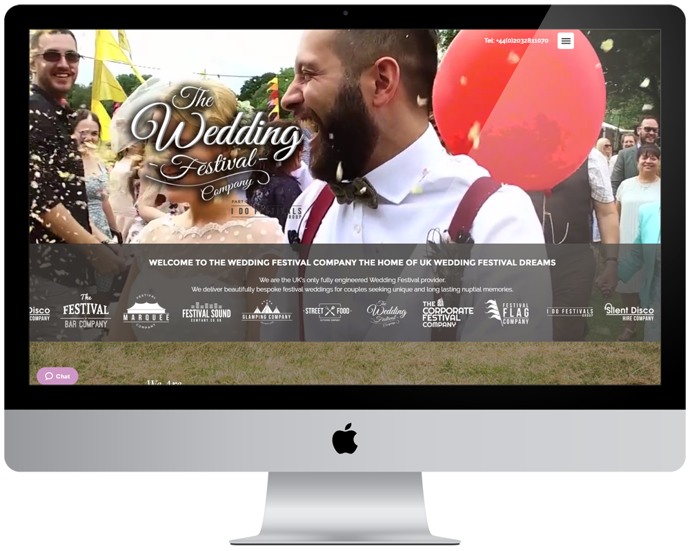 Wedding Festival Company | Responsive Website
