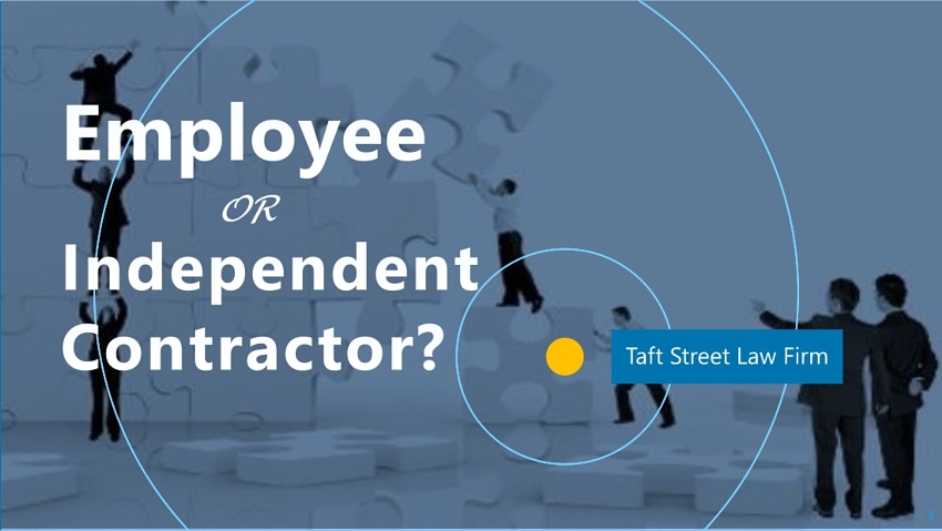 Employee or Independent Contractor | Taft Street Law Firm