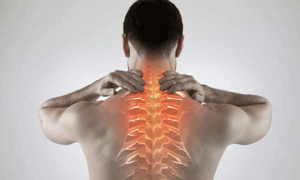 Lesión laboral de cuello y de espalda