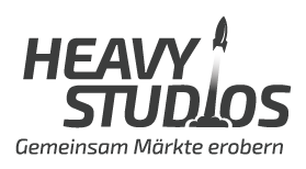 Heavystudios Logo – Werbeagentur für Positionierung und Markenführung