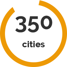 350 CITIES 