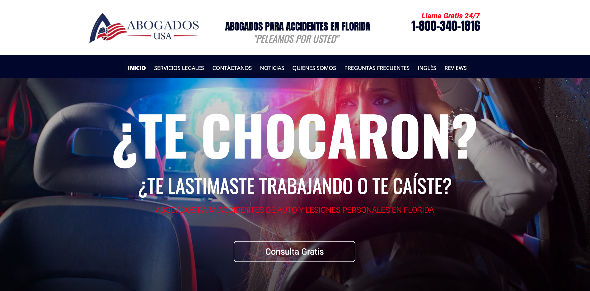 Abogados USA Spanish Website