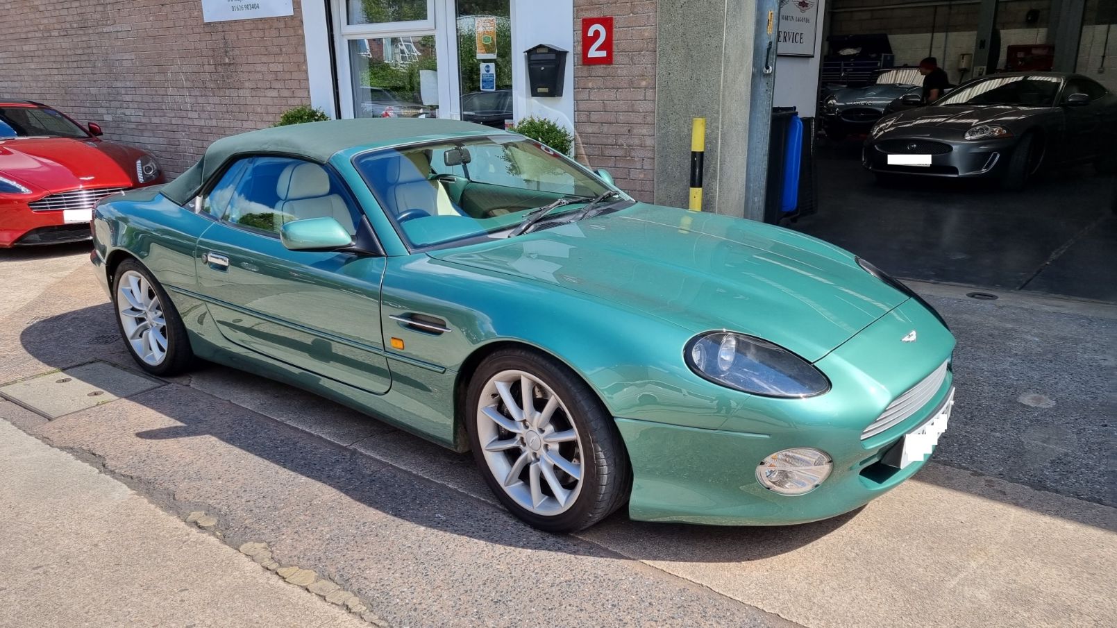 An exceptional example of a well looked-after Aston Martin DB7. 2001 Vantage Volante 6.0 V12  Finished in Aston Martin Racing Green with beige leather interior and a green convertible roof. Three owners from new and a full service history  Low mileage - 53,000 miles  MOT until November 2022 (no advisories) Drives like a new car  £35,000 ONO  Contact AJTECH for price and more details : - 01626 903404 or info@ajtech.co.uk