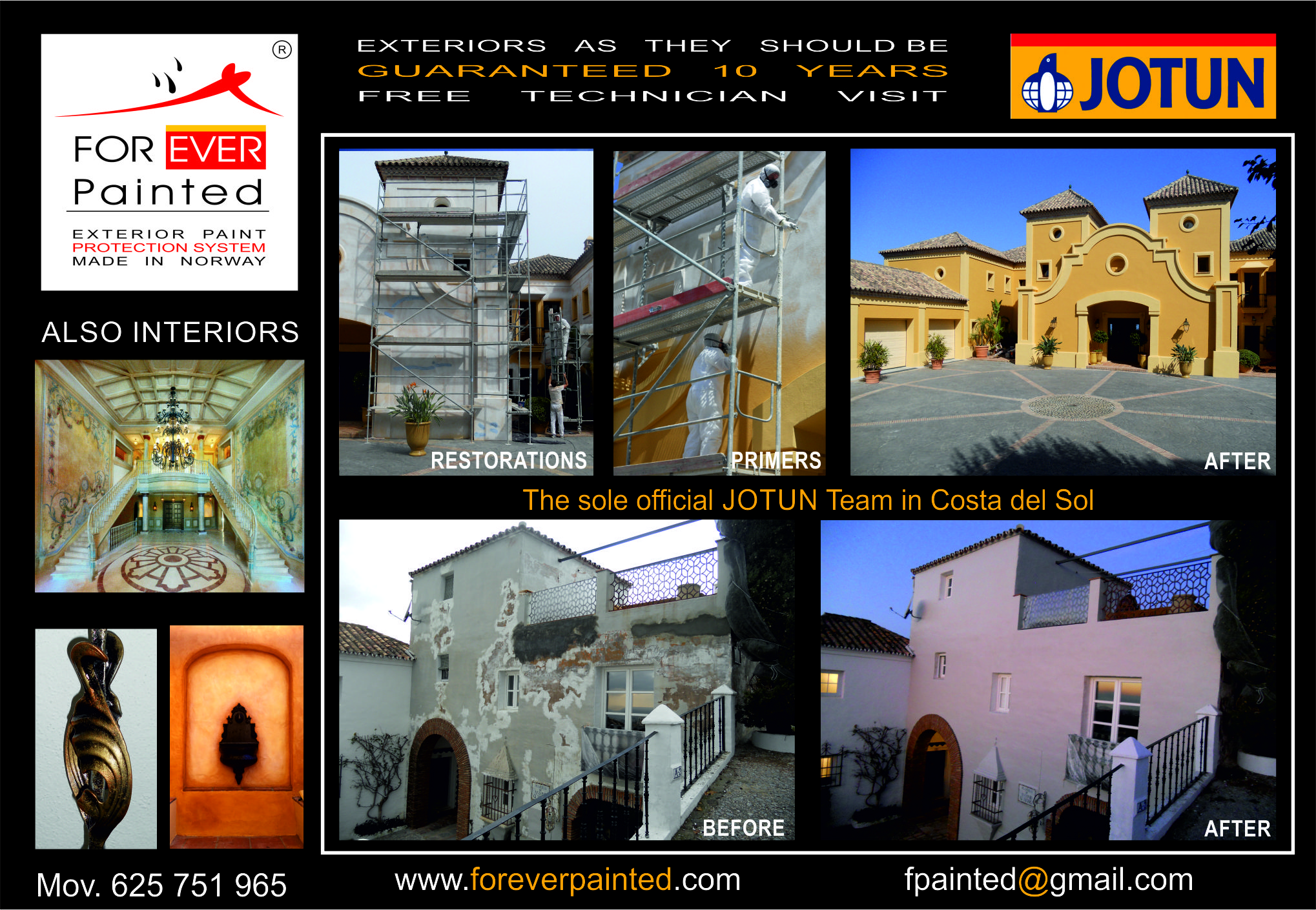 xterior Painting Restoration Works Marbella Estepona