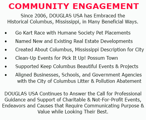 List of Community Engagement Contributions to the City of Columbus Mississippi since, 2006