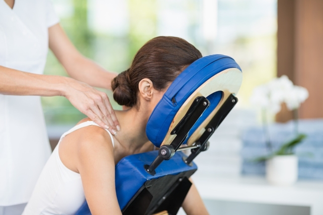 workplace chair massages - redmond chiropractor