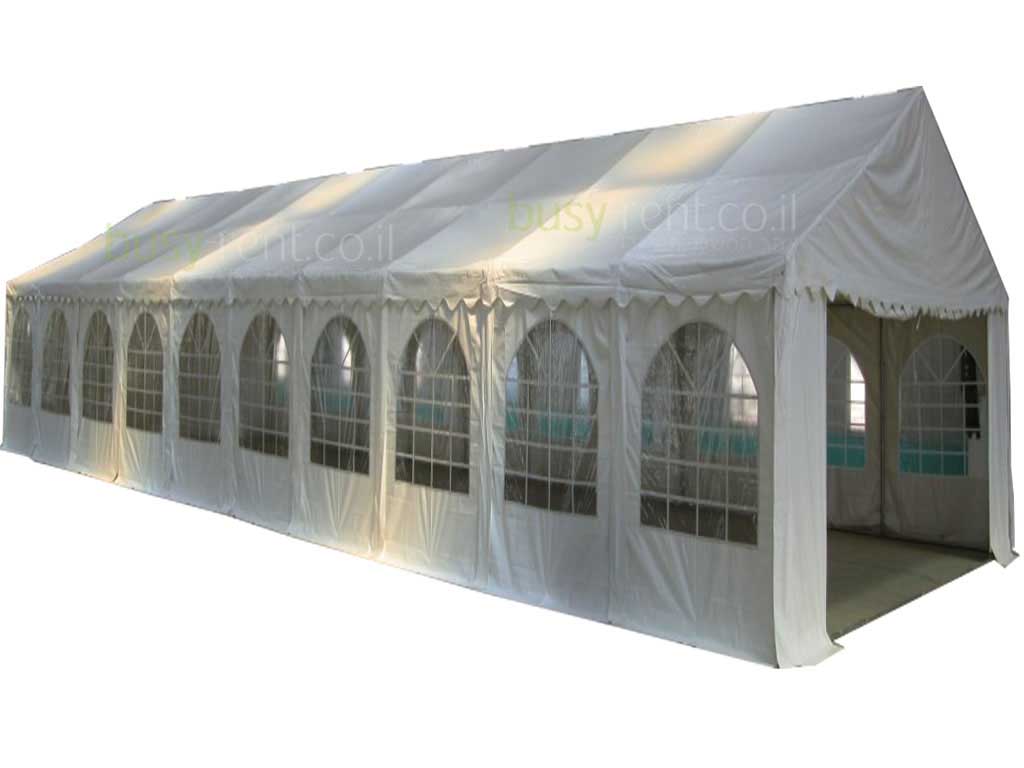 אוהלים למכירה גודל 8 מטר על 20 מטר