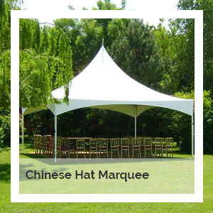 Chinese Hat Marquee Hire | Godney Marquee Hire