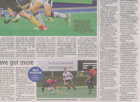 2017 The Hockey Paper 12 15.2.17 Brooklands 2