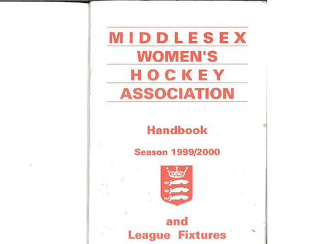 1999 Middlesex Womens Association Handbook Cover