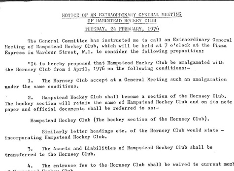 1976 Notice of EGM 24th Feb