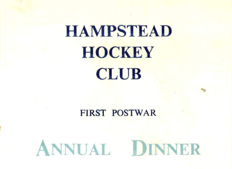 1957 Annual Dinner Card