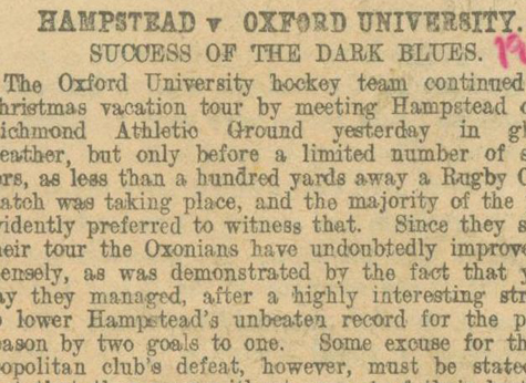 Hampstead v Oxford Report 1902