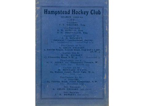 1922 Fixture Card cover