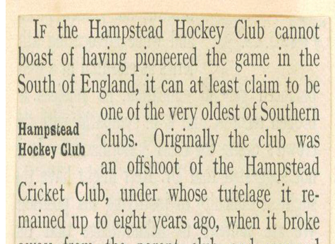 1904-5 A Cricket-Hockey Club Article