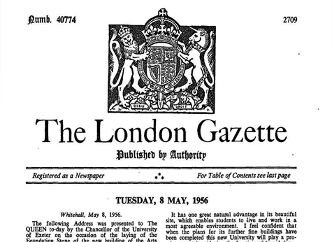 1956 Lampard Vachell London Gazette
