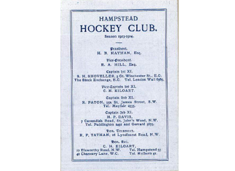 1913 Fixture Card Cover