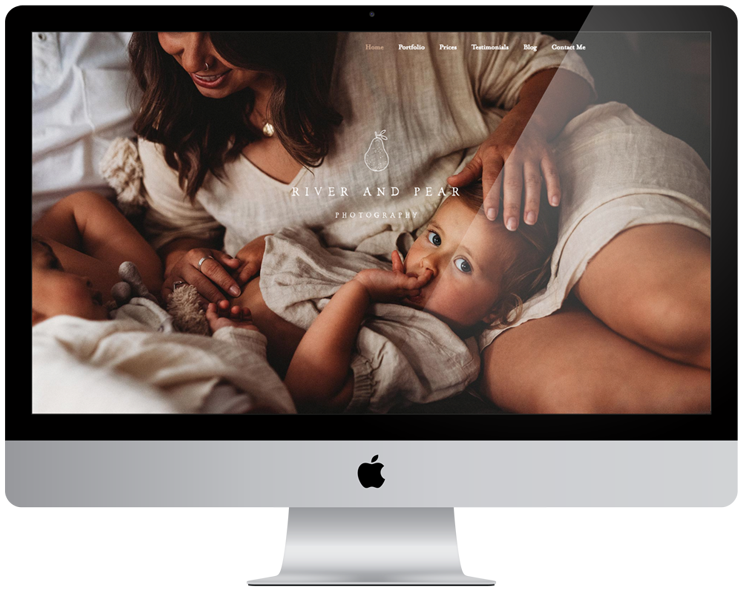 River & Pear Photography | Responsive Website