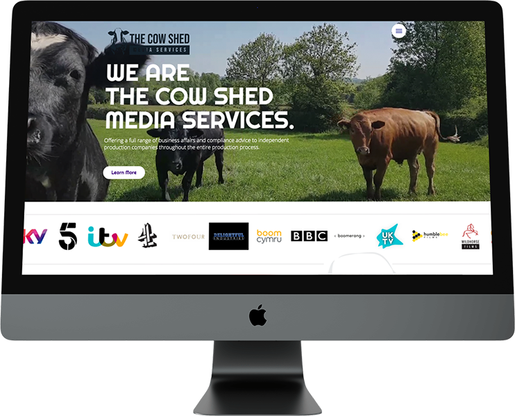 The Cow Shed Media | Responsive Website