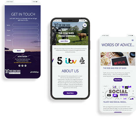 The Cow Shed Media | Responsive Website
