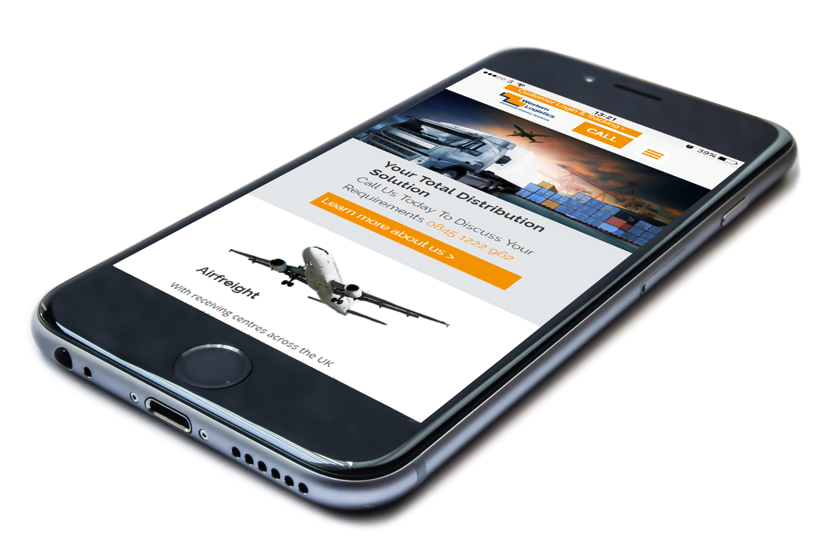 Western Logistic Mobile Responsive