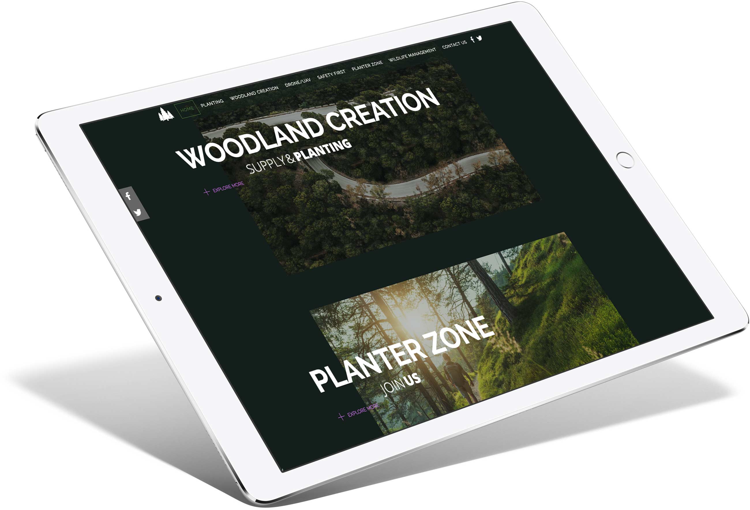 Tomorrow’s Forests | Responsive Website