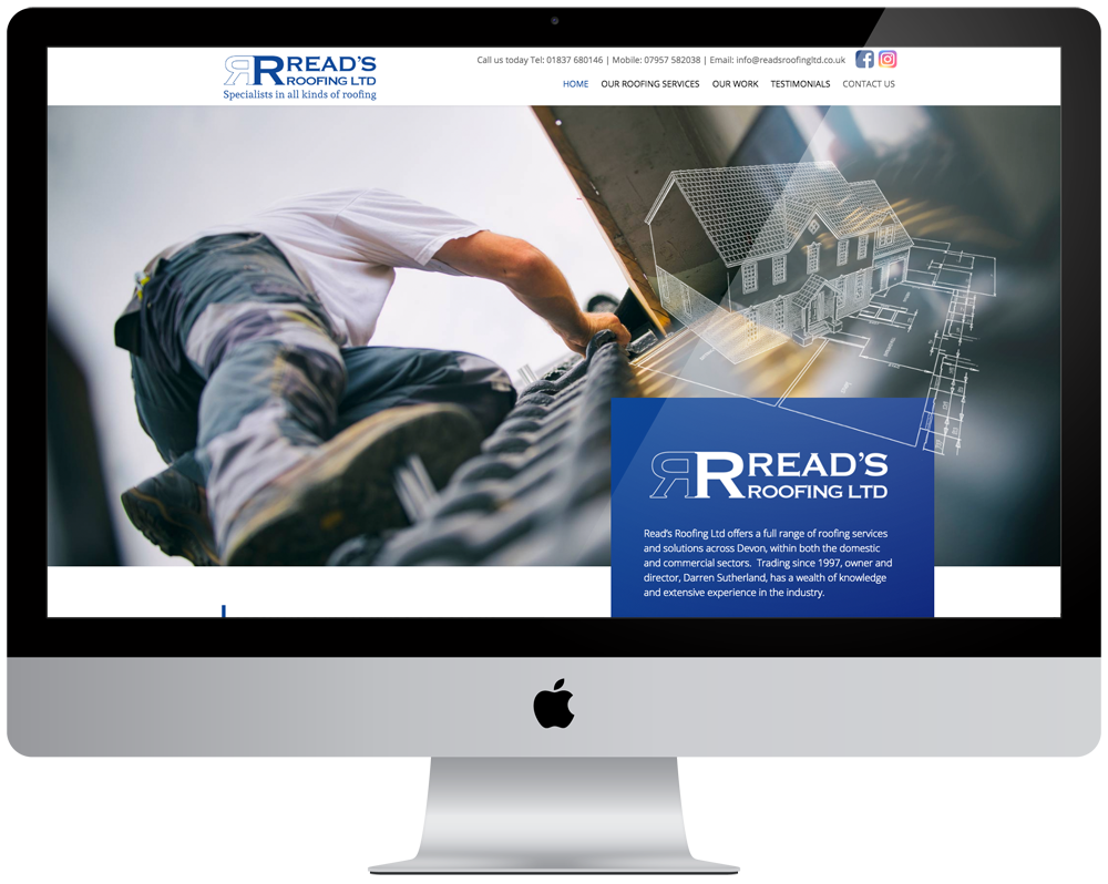 Read's Roofing | Responsive Website