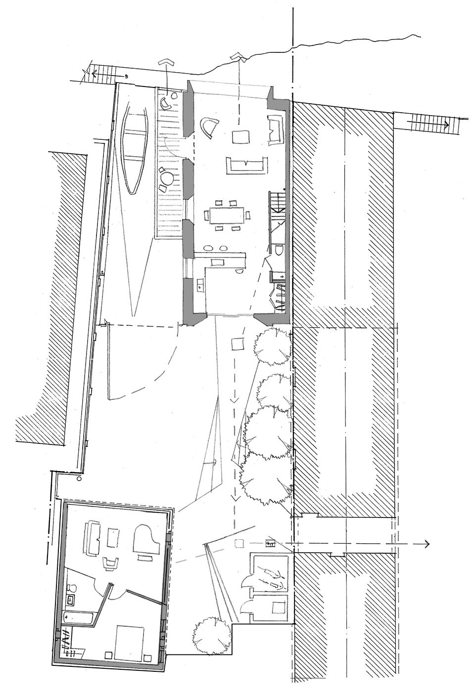 Cottles Quay Amphibious Staycation Ground Floor Plan