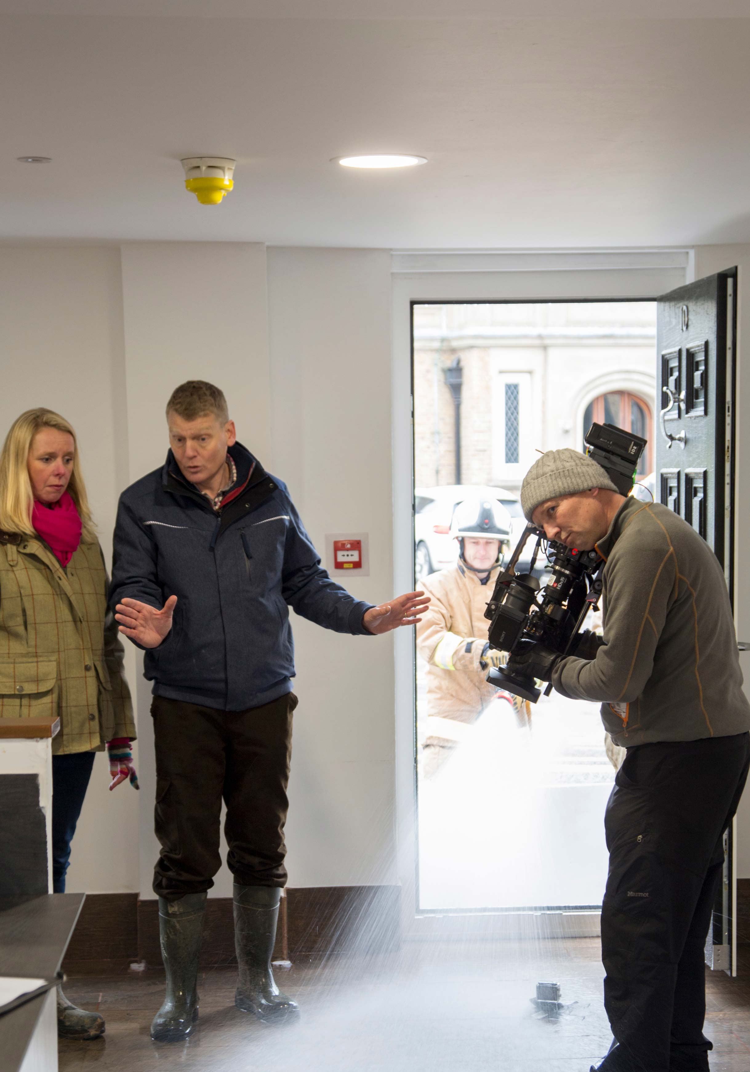 BRE Flood Resilient House Filming