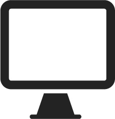 Flat screen LCD