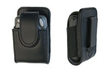 Leather holster with metal backclipfor GEO 28, GEO 40 and GEO 87Z range of pagers