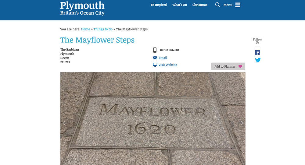 Mayflower Steps